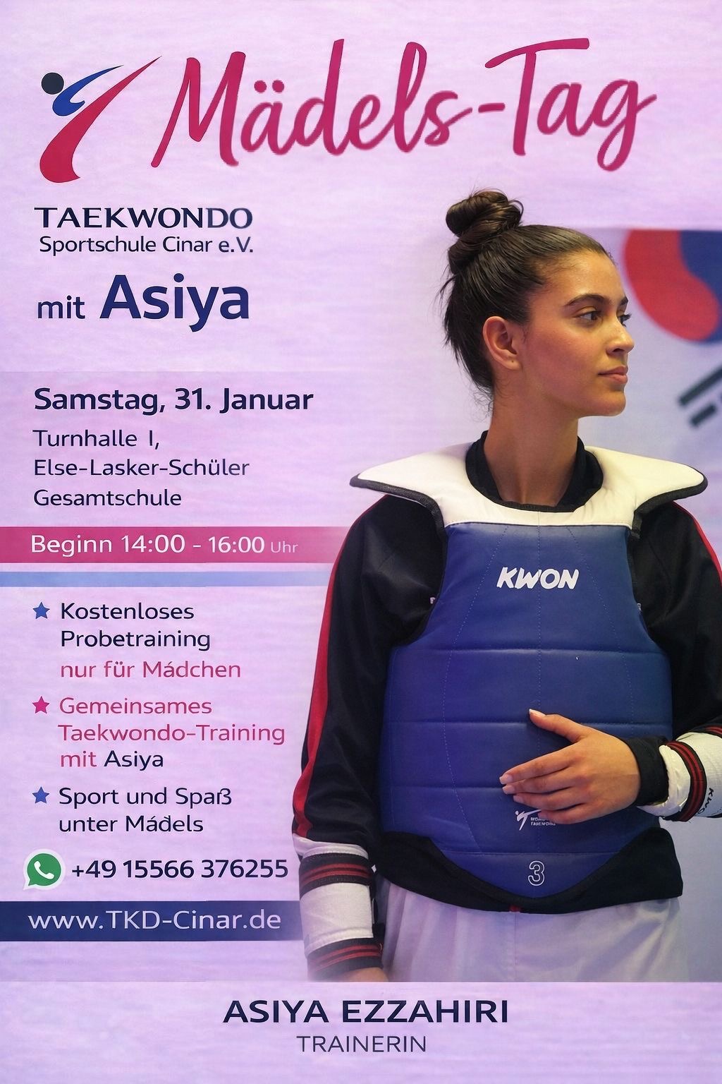 💗 Mädels-Tag – Taekwondo nur für Mädchen